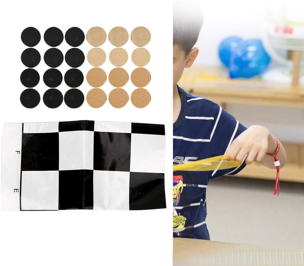 Checkers Pieces, Draughts Checkers Set, Practical Educational Kids and Adults for All Ages image number 6