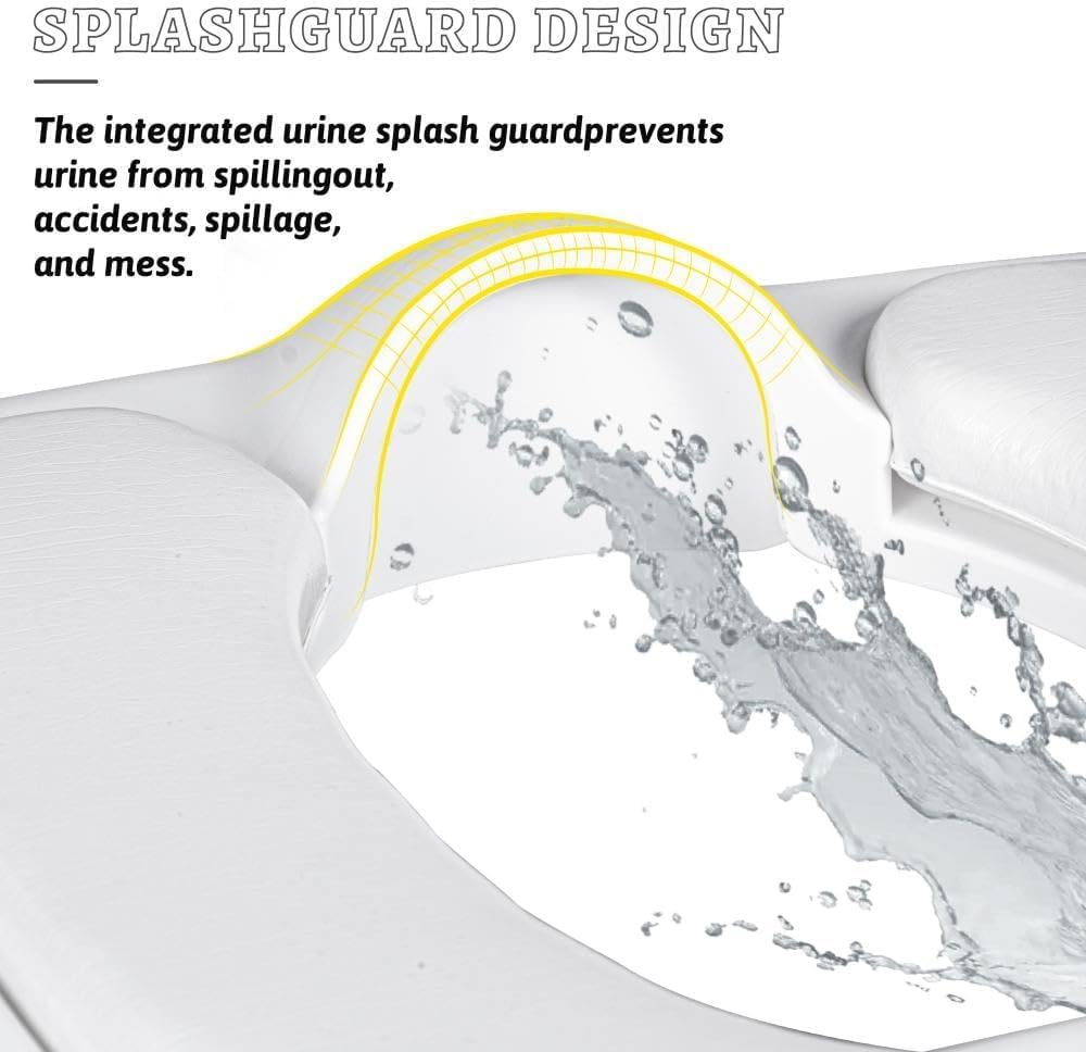 Potty Training Seat & Toddler Step Stool, Ultimate Stability Toddler Toilet Seat, Adjustable Step & Seat Height Potty Seats for Toddlers Boys Girls (Grey)