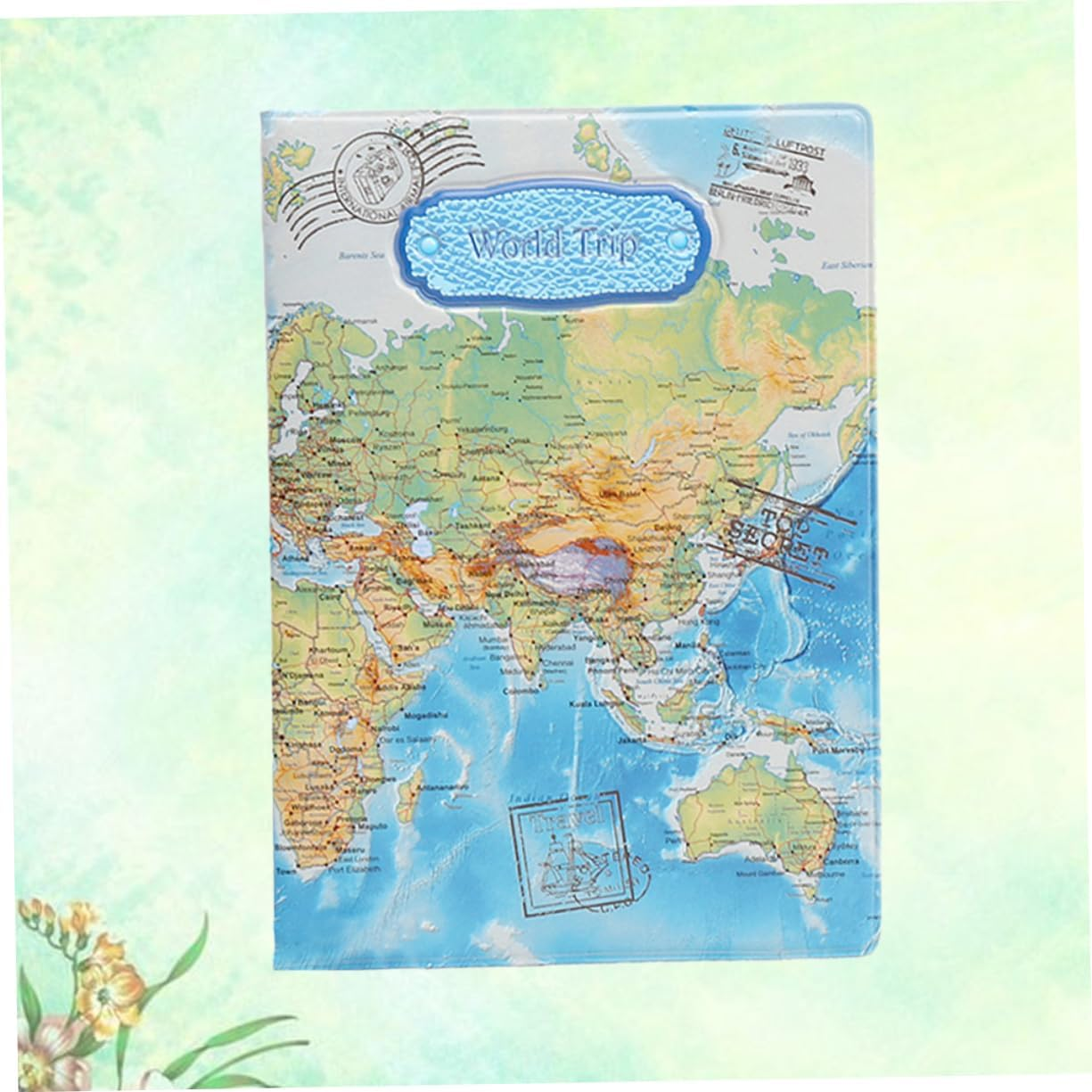 3Pcs Passport Holder Leather Pocket Protector Passport Case Bus Pass Wallet Passport Book Holder Protective Sleeves Id Card Holder Travel Document Case Protective Skin Documents image number 4