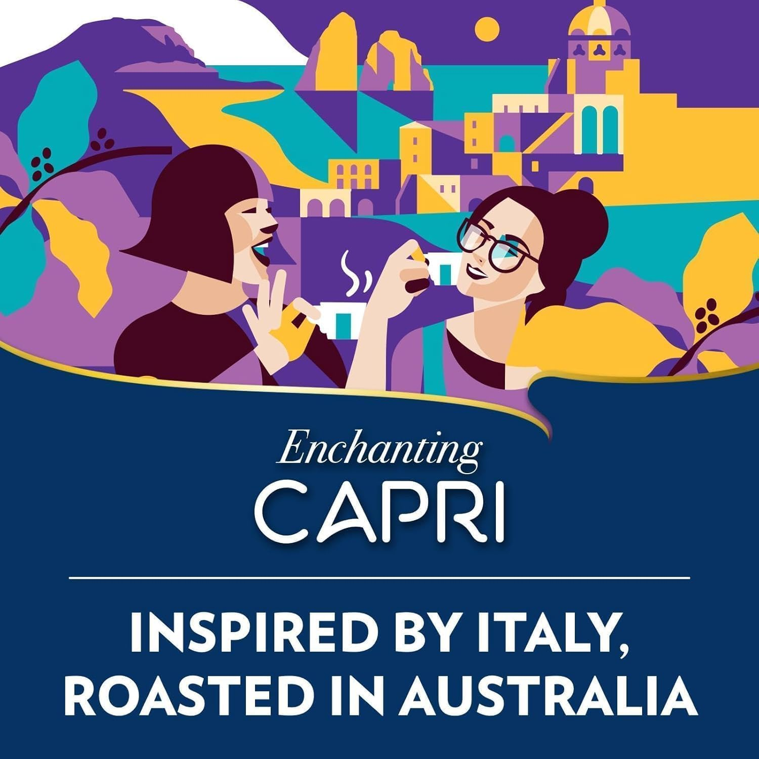Lavazza, Tales of Capri, 1 Kg, Coffee Ground, Ideal for Moka Pot, with Aromatic Notes of Toffee and Almond, Arabica & Robusta, Intensity 9/10, Dark Roasting, Roasted in Australia, 4 X 250 G image number 5