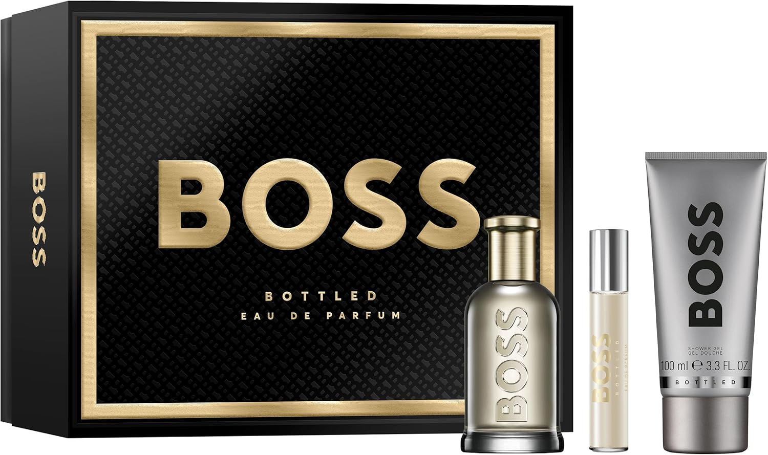 HUGO BOSS Men'S 3-Pc. BOSS Bottled Festive Gift Set image number 1