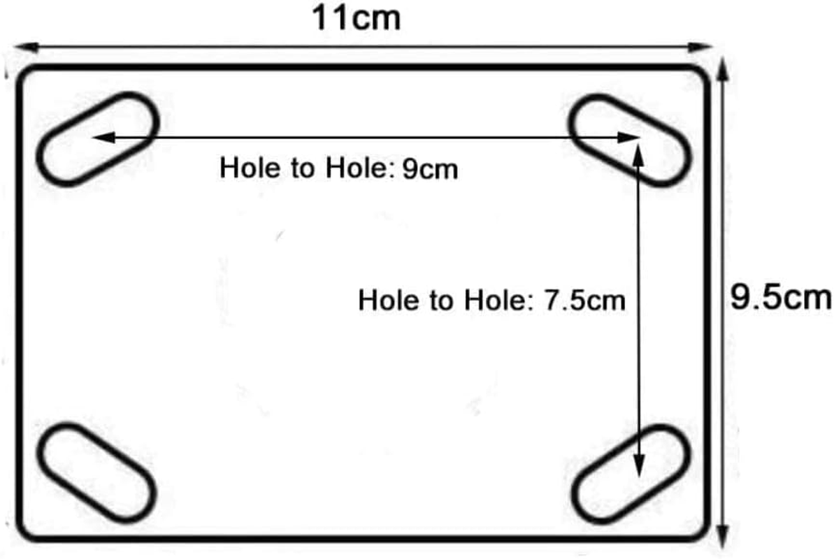 10Inch Swivel Castor Caster Pneumatic Tyres Tyre Wheels Trolley Cart Wheelbarrow image number 2