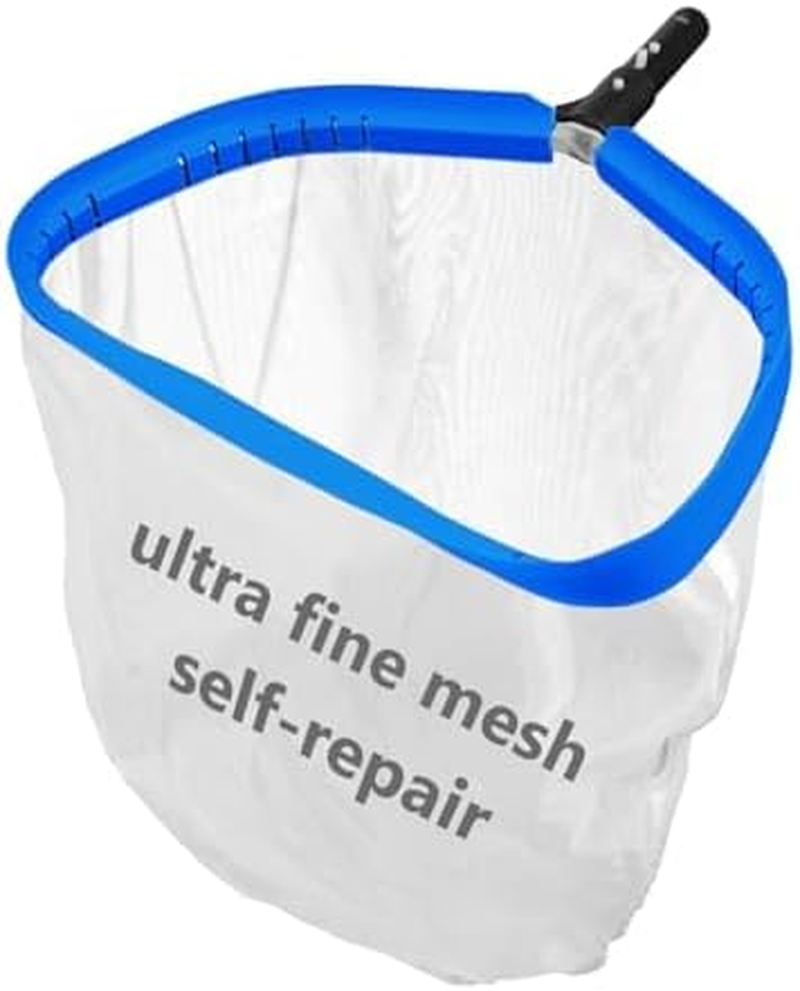 17.5'' Ultra Fine Mesh Pool Skimmer Net Rake for Sand Silt Pollen Debris - Super Extra Fine Nylon Cleaning Pool Net for above Ground & In-Ground Swimming Pools image number 5