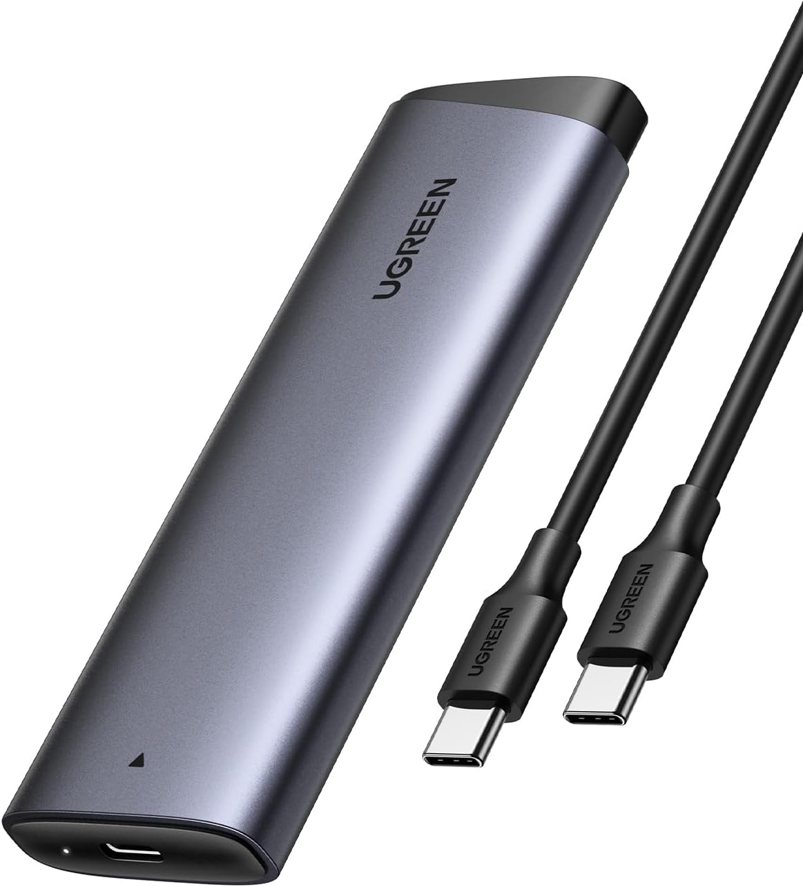 UGREEN M.2 Nvme Enclosure 10Gbps USB C 3.2 Gen 2 for M and M&B Key Aluminum Pcie Adapter Solid State Drive External Reader Support UASP & Trim in Size 2230/2242 /2260/2280 image number 2