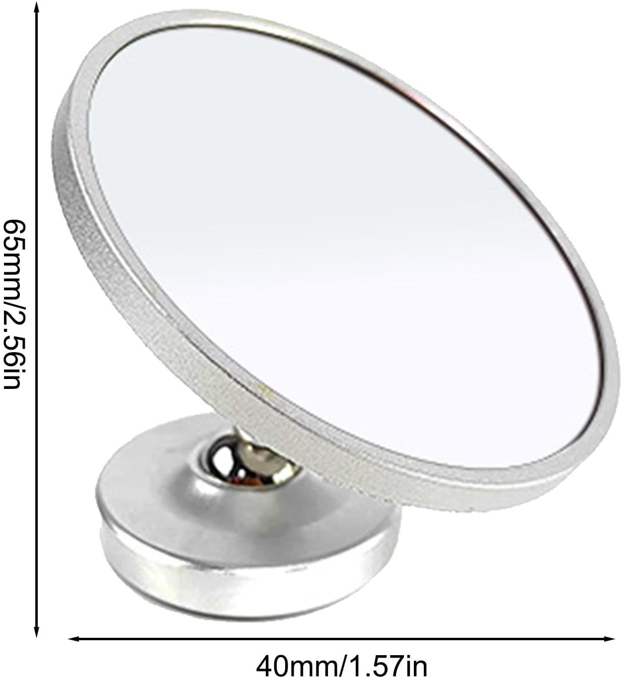 Espresso Reflective Mirrorr - 360&deg; Rotation Shot Mirrorr Magnetic to Monitor Shots | Resilient Espresso Lens Mirrorr | Removable Magnetic Tea Extraction Mirrorr for Cafe Bar, Restaurant, Home - Black image number 6
