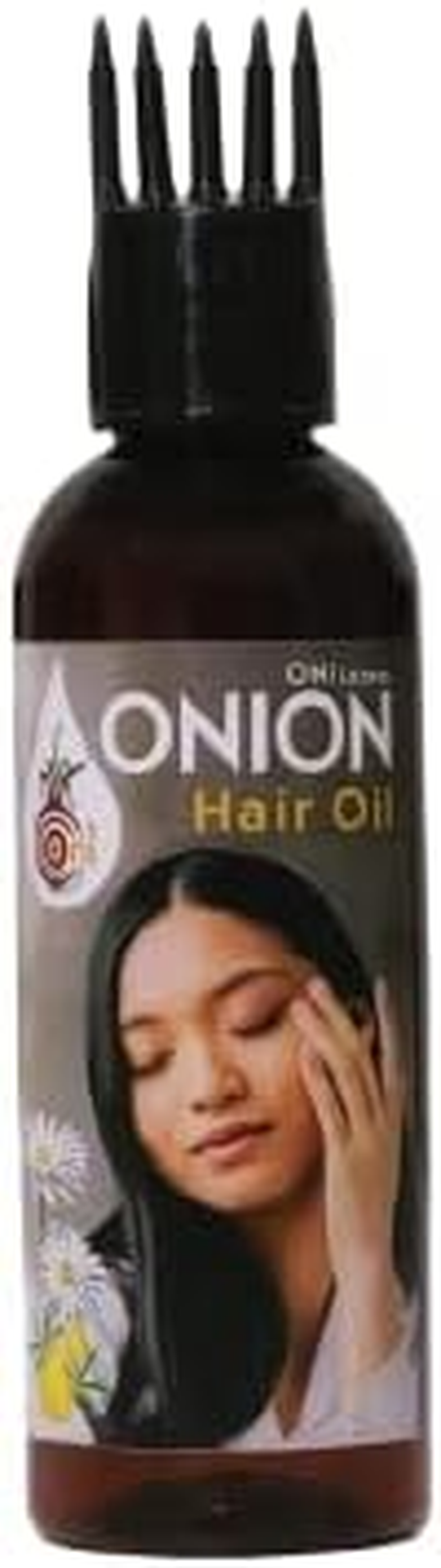 ONILEAVES Onion Hair Oil for Boosting Hair Growth and Controlling Hairfall | 100Ml | Comes with a Comb to Enhance Easy Application image number 2