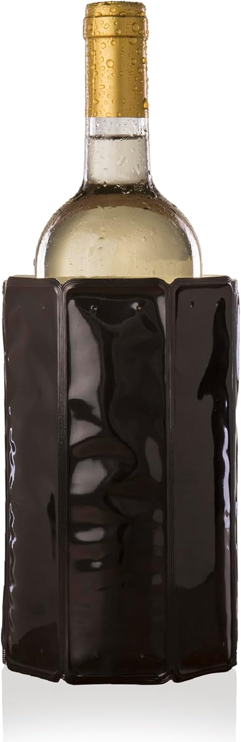 Vacu Vin Active Cooler Wine, Platinum, VV3880P - Black