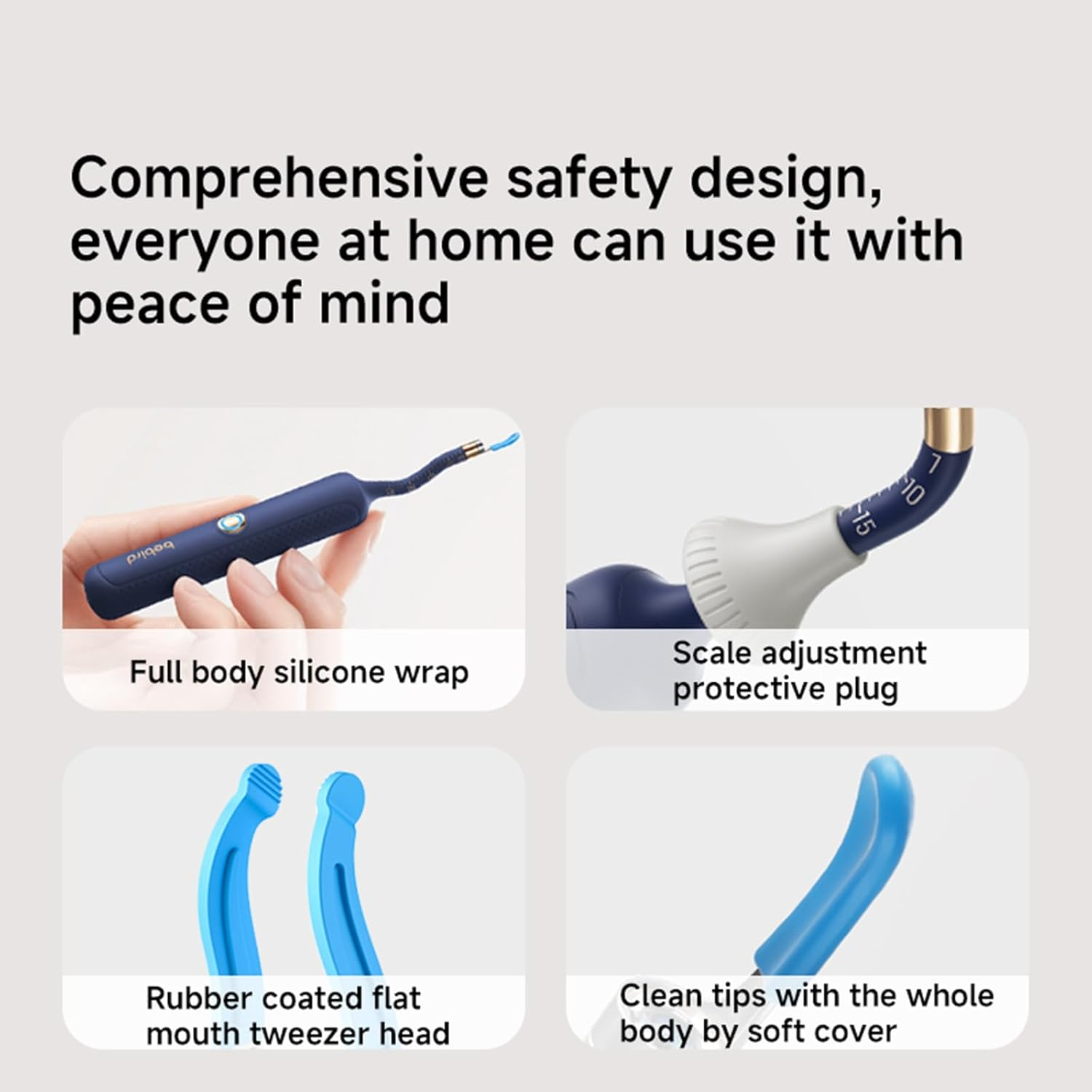 Removal Tool Camera, Wireless Smart Visual Ear Cleaning Kit with 13-Piece Tips, HD Camera Ear Otoscope with Tweezers, Earsight plus B31R Earwax Cleaner for Wet and Dry Ear