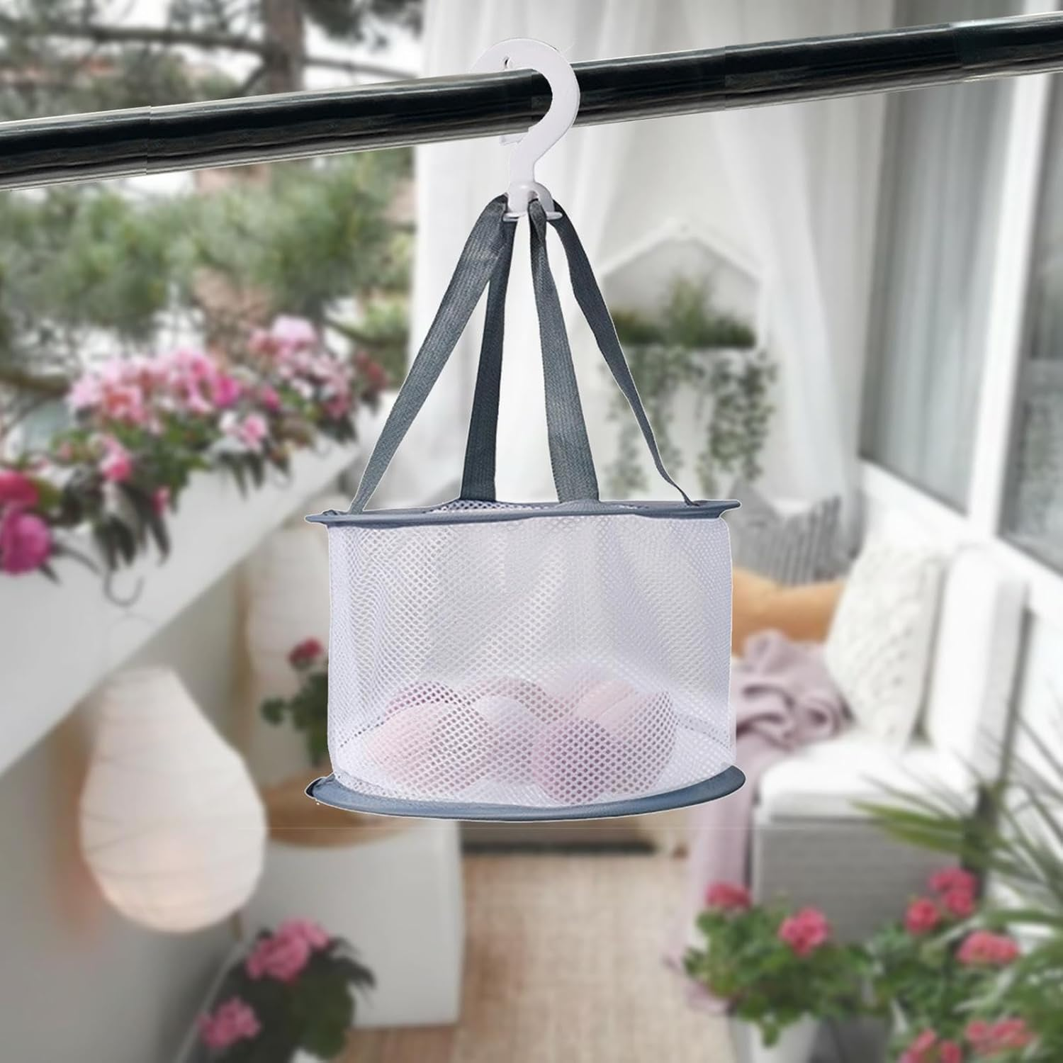 Sponge Egg Dryer Net | Mesh Hanging Flat Makeup Brush Drying Rack,Foldable Brushes Sponge Beauty Eggs Flat Net, Portable Makeup Tools Cleaning Net for Courtyard