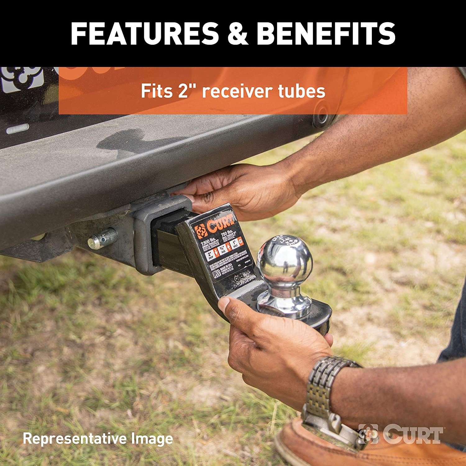 CURT 45131 Fusion Ball Mount
