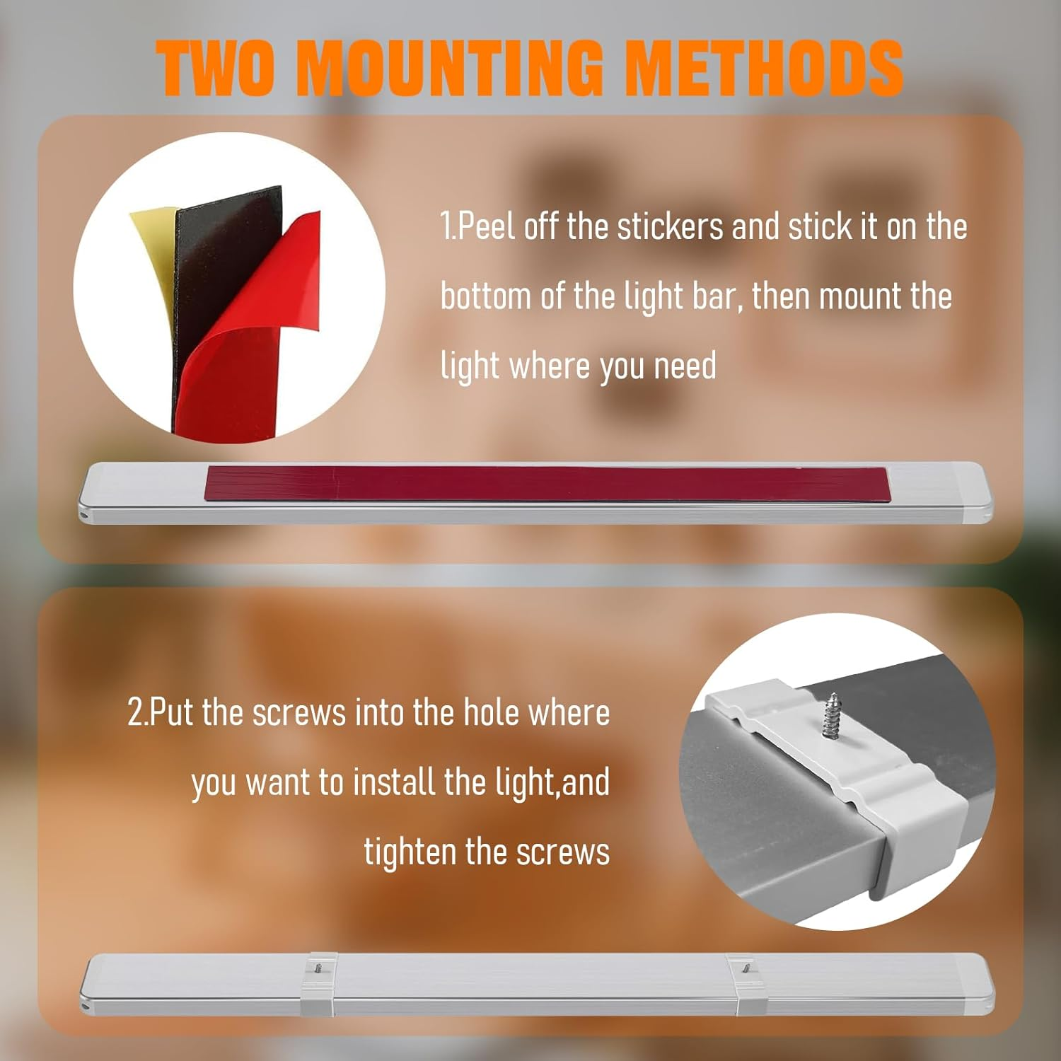 Chelhead 228 Leds Strip LED 2000LM LED Lamp 12 V 10 W 12 V Light Strip with On/Off Switch 42 Cm 6000 K Lamps Caravan Compatible with Car RV Truck Boat Pack of 2 (4)