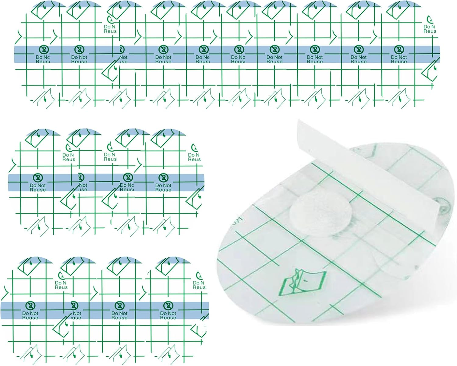 120 Pcs Waterproof Ear Stickers for Babies, Newborn Ear Protection, Hypoallergenic Swimming Ear Plugs for Shower, Surfing & Water Sports, Clear Kids Size Waterproof Protectors image number 4