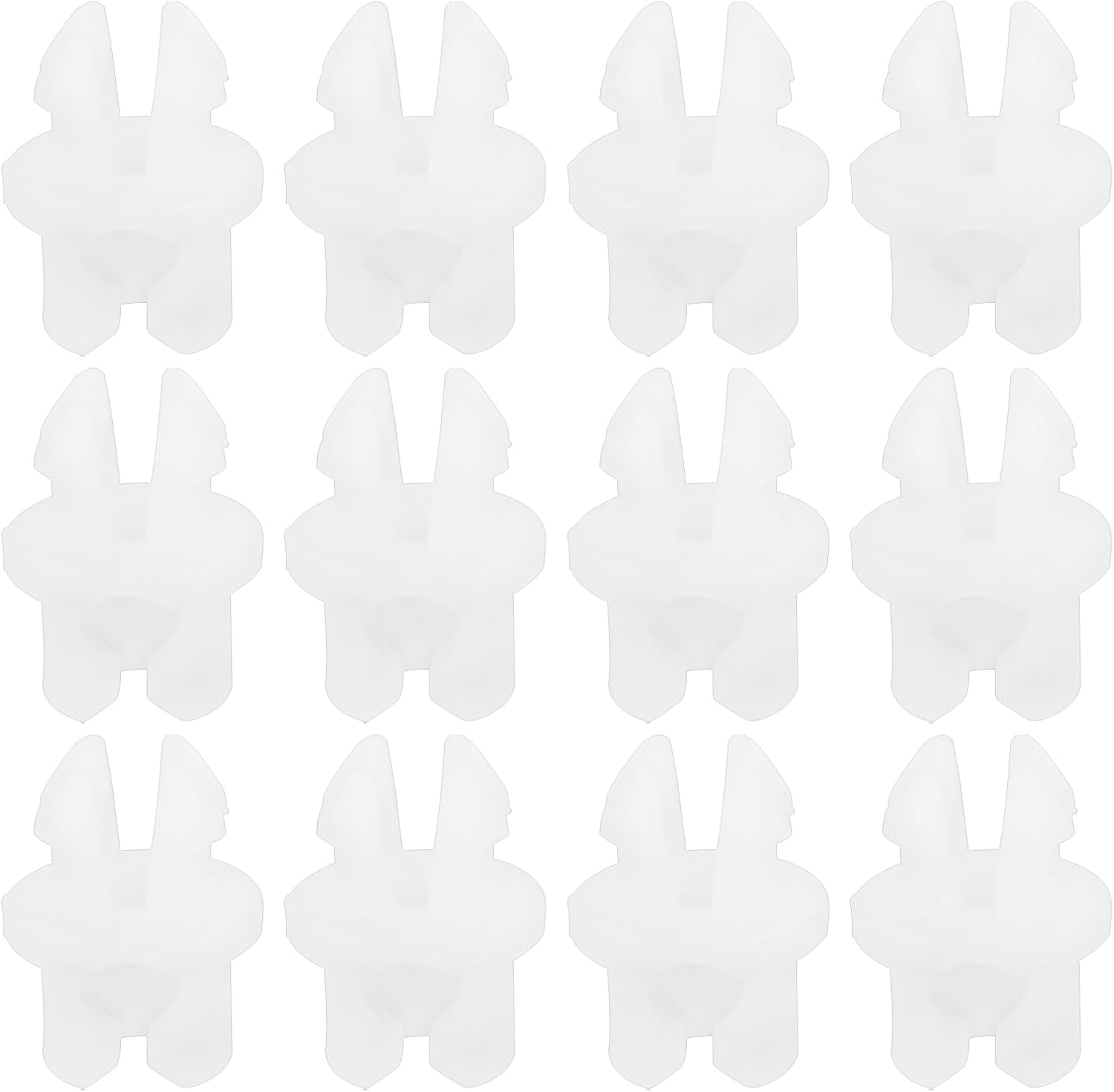 50PCS Automotive Door Lock Fastening Clip OE 171837199 0039885078 Compatible with VW Caddy 2003-2015 Compatible with Audi 80 B3 1987-1991 White image number 5