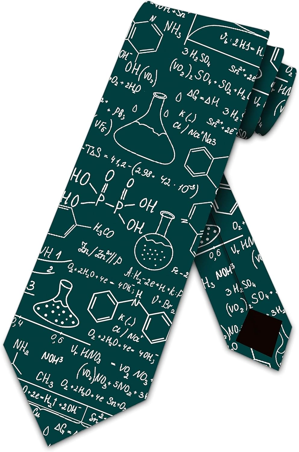 Three Rooker Science Ties Mens Chemistry Equations Necktie