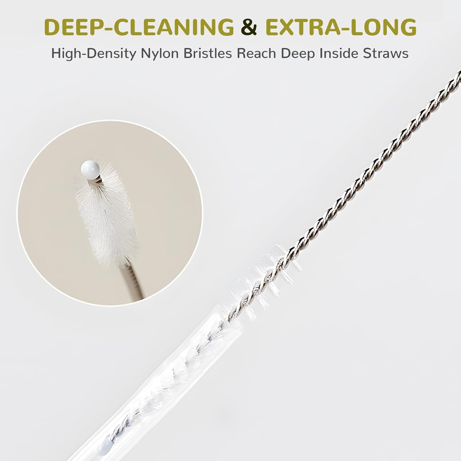 Uandhome Portable Bottle Brush Set,7 in 1 Bottle Cleaner Brush Kit with Silicone Bottle Brush,Nipple Cleaning Brush,Straw Brush,Soap Dispenser,Storage Box,Bottle Drying Rack for Home and Travel image number 6