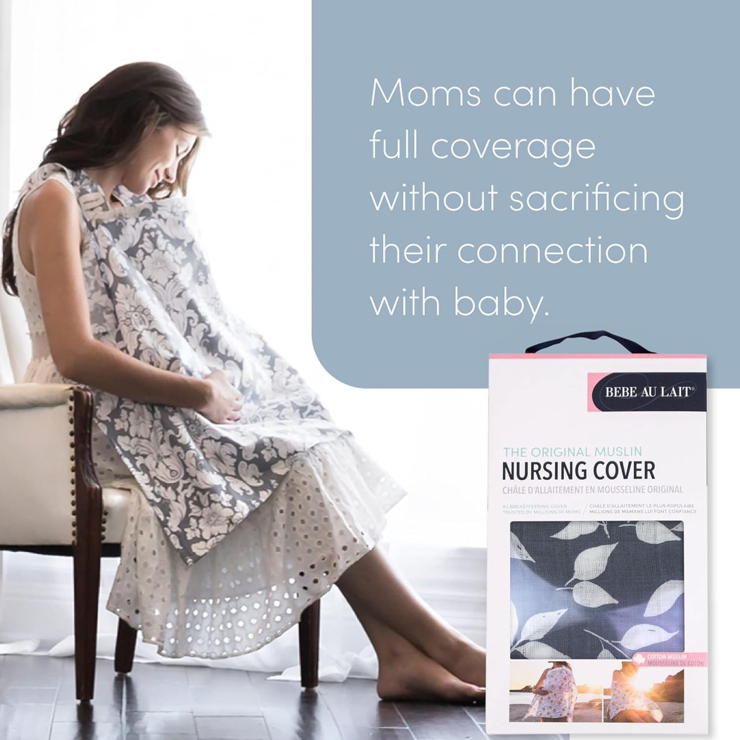 Boho Muslin Nursing Cover image number 6