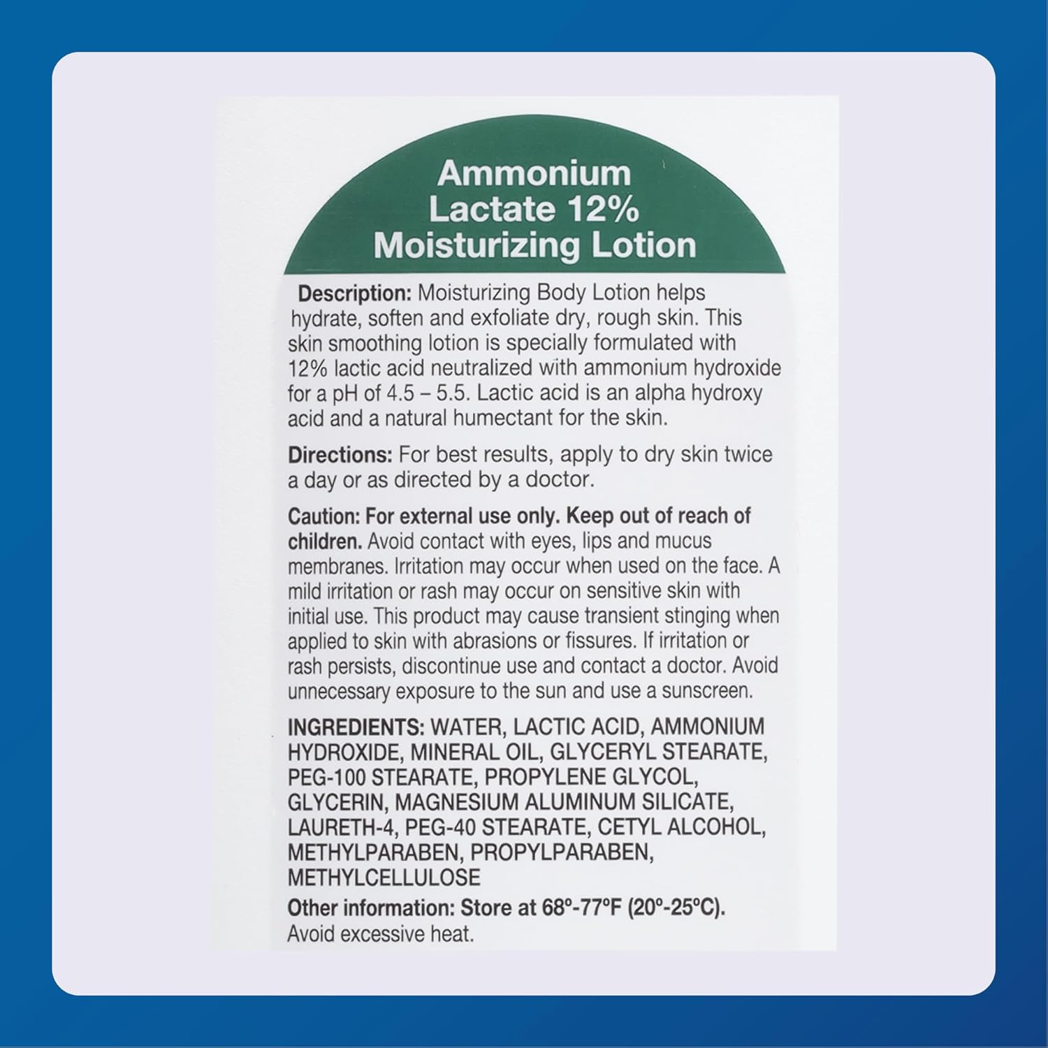 Ammonium Lactate Lotion 12% 396 G (14 Oz) - Compare to Amlactin Body Lotion image number 3