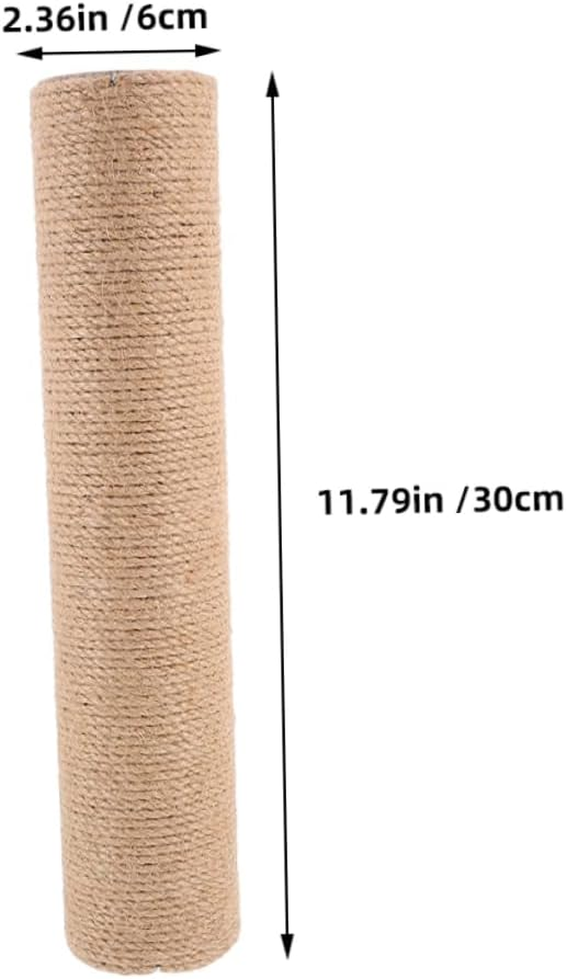 Alasum 2Pcs Sisal Cat Scratching Post Replacement 30Cm Tall Cat Scratch Pole for Corner Wall Tree DIY Climbing Scratcher Accessories for Indoor image number 4