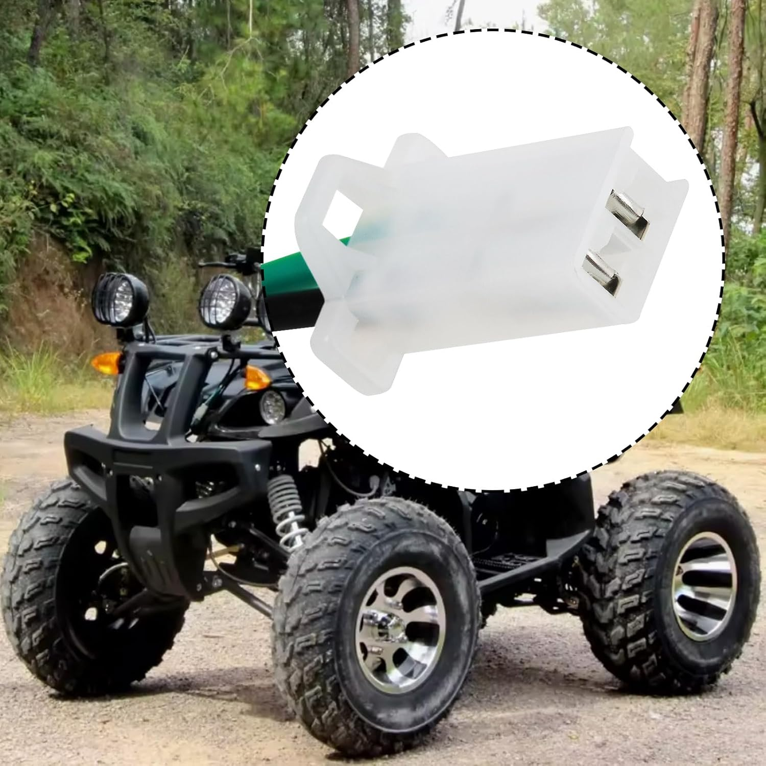 2Pcs Motorcycle Rear Brake Switch with Spring Suitable for ATV Brake Pedal Switches image number 3