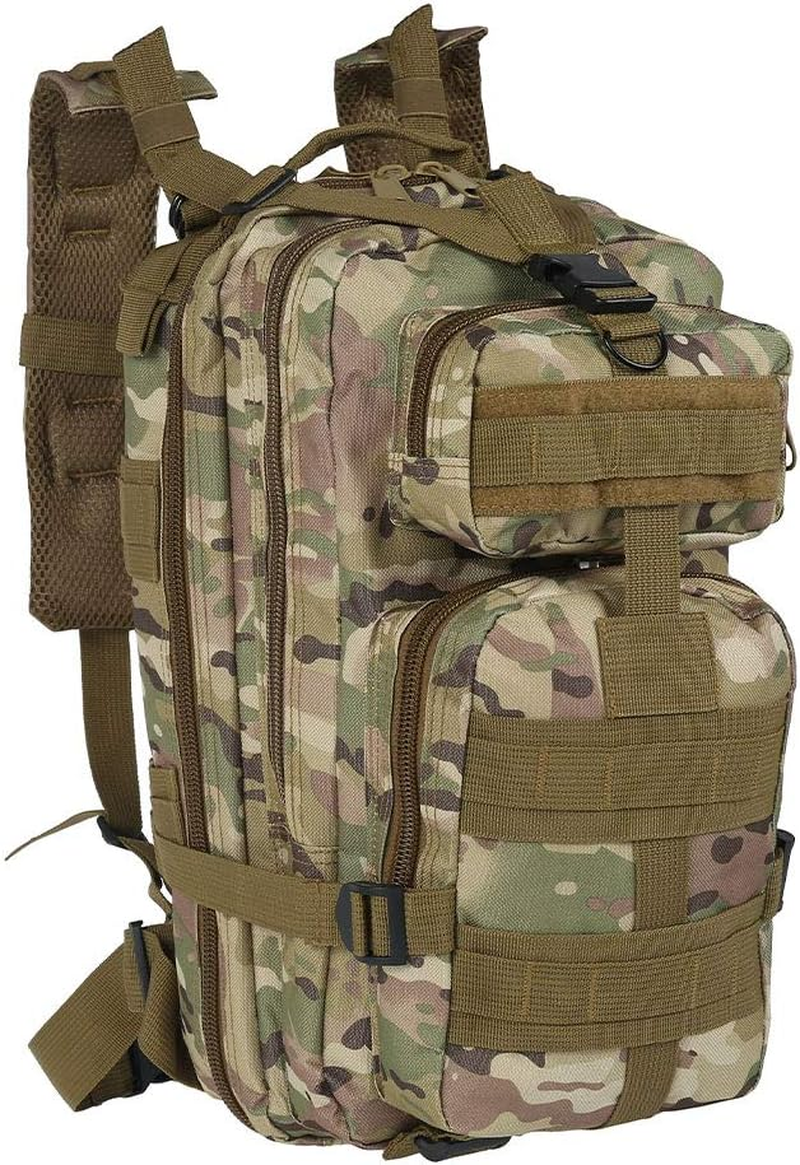 Tactical Military Backpack 30L Outdoor Hiking Backpack, Sport Hiking Trekking Camping Travel Backpack, Combat Rucksack Sturdy Durable for Hiking Cycling 17X 8X 10In image number 4