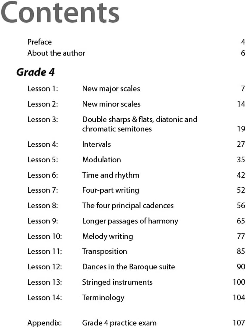 AMEB Theory of Music Integrated Course and Workbook Grade 4 image number 2