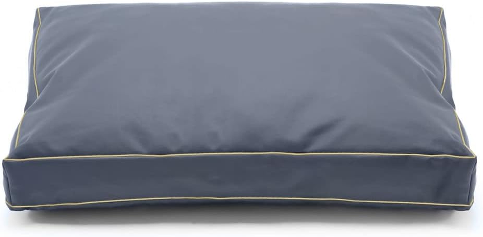 Dalema Dog Bed Cover,Waterproof Tough Plastic DIY Pet Bed Cover,Non Stick Hair Easy to Clean Rectangular Fillable Dog Bed Covers with Zipper(Dark Grey,44" L X 32" W X 4" Th,Cover Only) image number 1