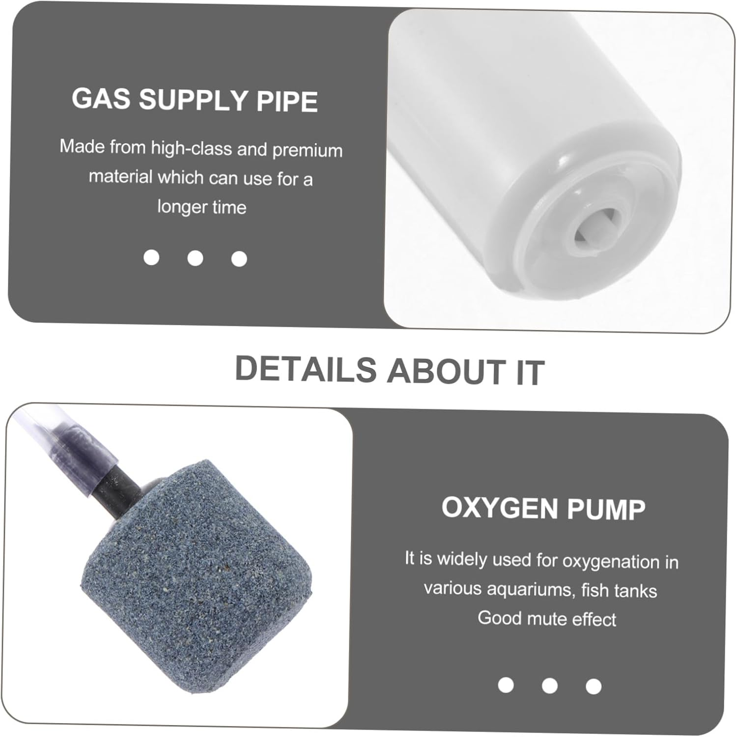 COHEALI Portable USB Small Aquarium Air Pump Silent Oxygen Aerator for Fish Tank with Shock-Absorbing Pad Efficient Plastic Bubbler for Indoor Aquatic Plants and Pets image number 6