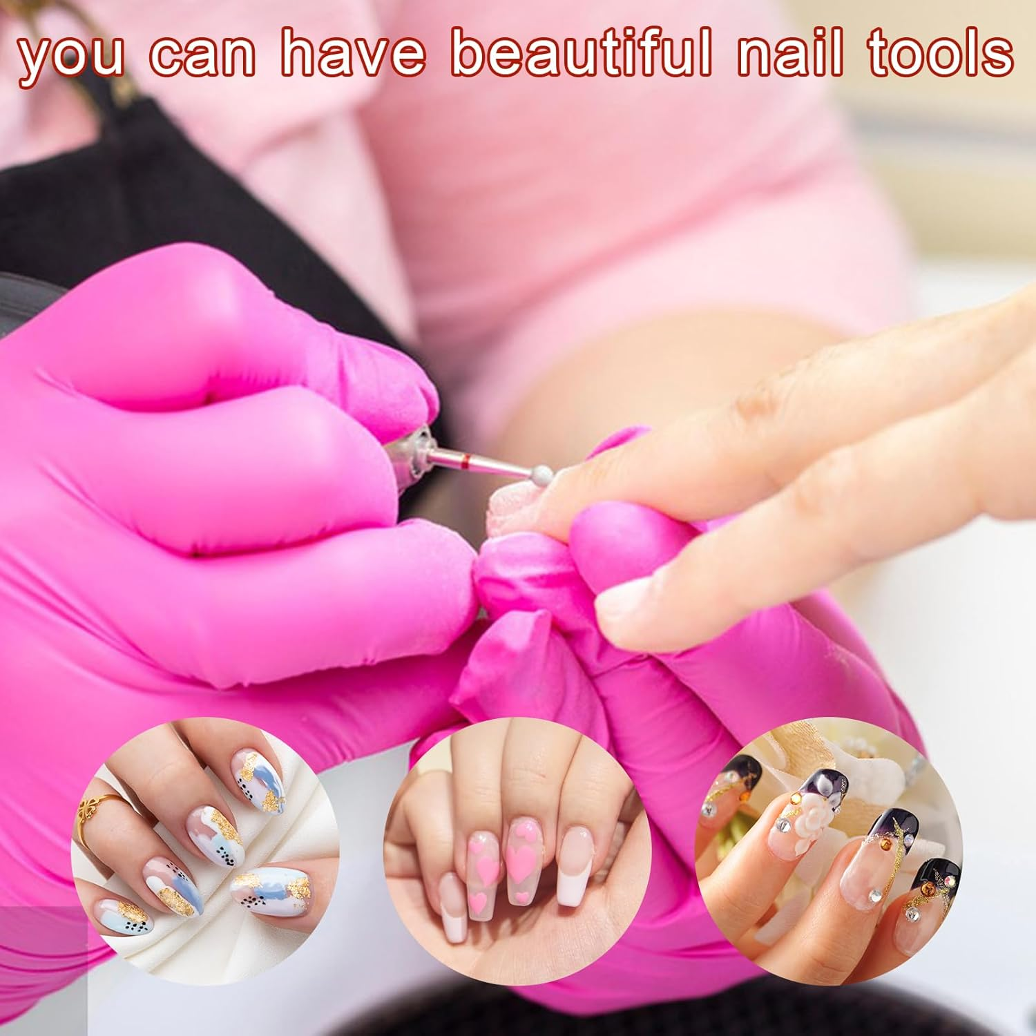 Teaaha 5 PCS Cuticle Bit for Nail Drill 3/32'' Cleaning Ball Head Nail Drill Bits for Gel Nails, Professional Mandrel Nail Drill Bits Electric for Manicures & Pedicure Remove Cuticle Dead Skin Cleaner image number 1