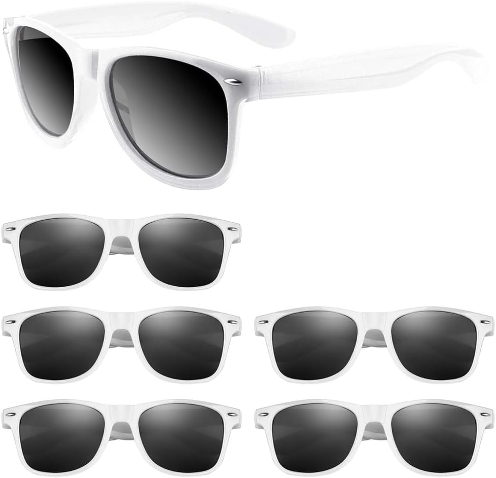 6 Pack Sunglasses for Party, Sunglasses for Summer Beach Pool Wedding, Great for Pool, Birthday Party image number 2