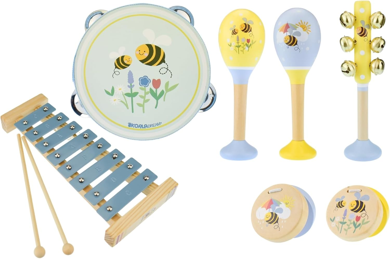 Koala Dream - Buzzy Days BEE 7PCS Musical Set-Musical Instrument for Babies/Toddlers image number 4