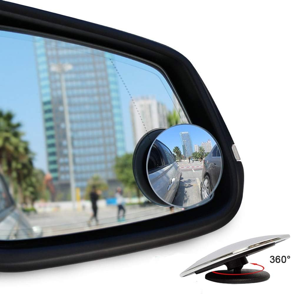 Blind Spot Mirrors, Ankier round Shape Wide Angle Car Wing Mirror Blind Spot Stick on Side Mirror ( 2 Pcs ) image number 6
