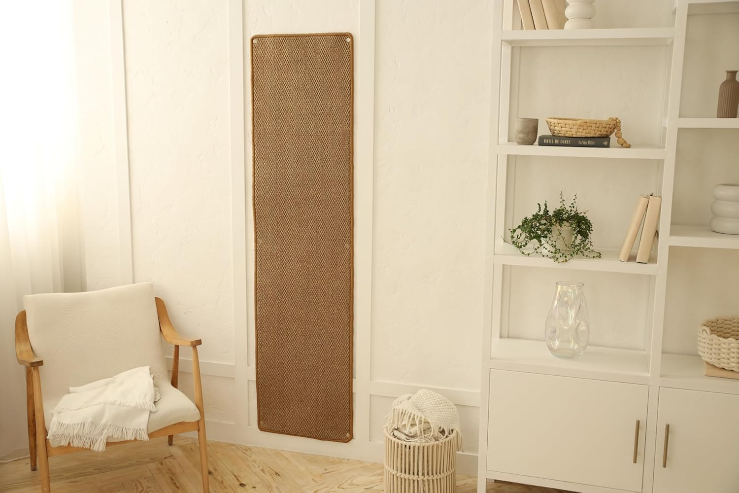 Cat Wall Climbing Carpet - Cat Wall Climber 67" X 17.5" with Fixed Nails &ndash; Scratching Rug Wall Scratchers for Indoor Cats | Climbing Wall Carpet | Scratching Mat. image number 1