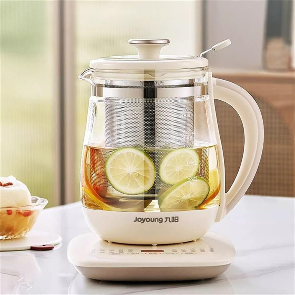 Household Electric Kettle Multifunction Health Kettle Boiling Water Cooking Flower Tea Dessert Soup 1.5L for Home Use with Tea Filter JOYOUNG-WY345 image number 6