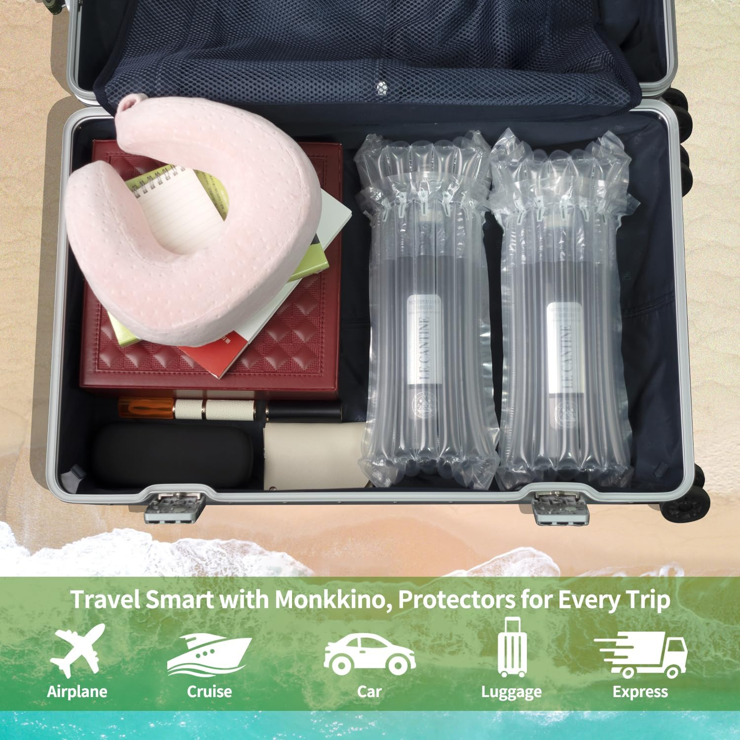 Wine Bottle Protector - 16 Bags Set image number 3