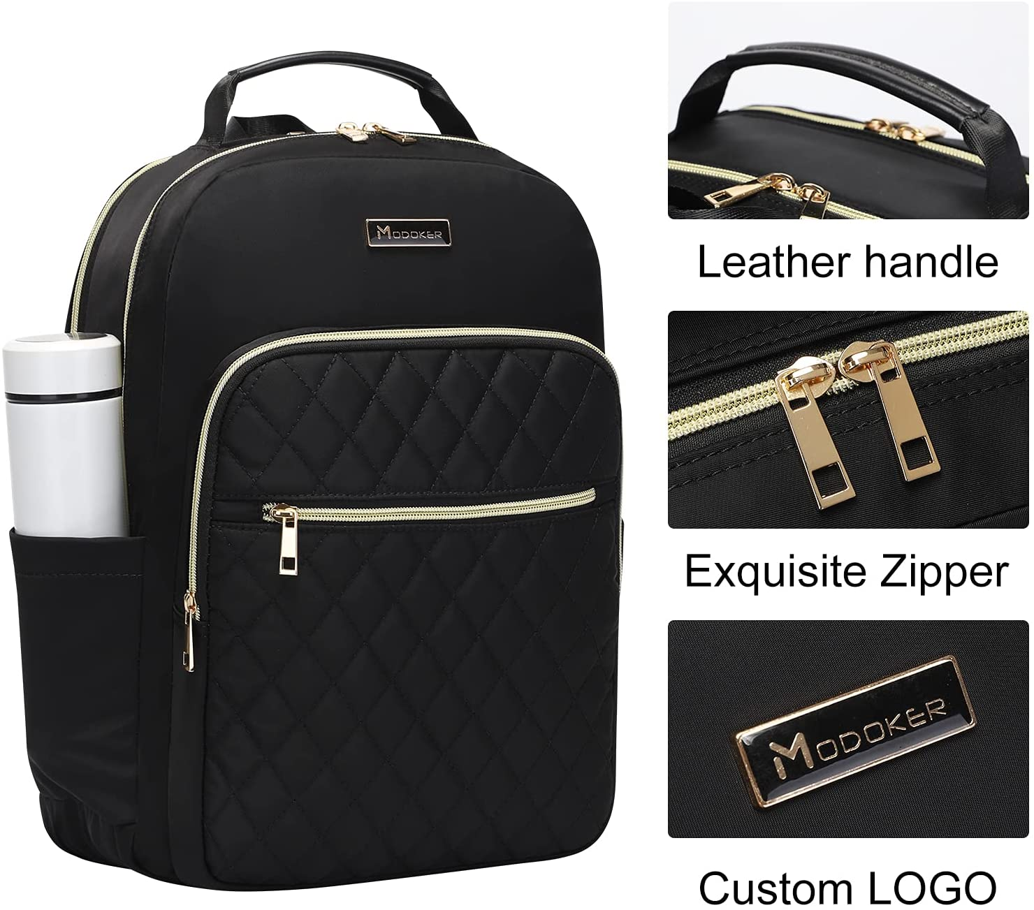 Modoker Women'S Lpatop Backpack 15.6-Inch Laptop & Tablet - Olive image number 7