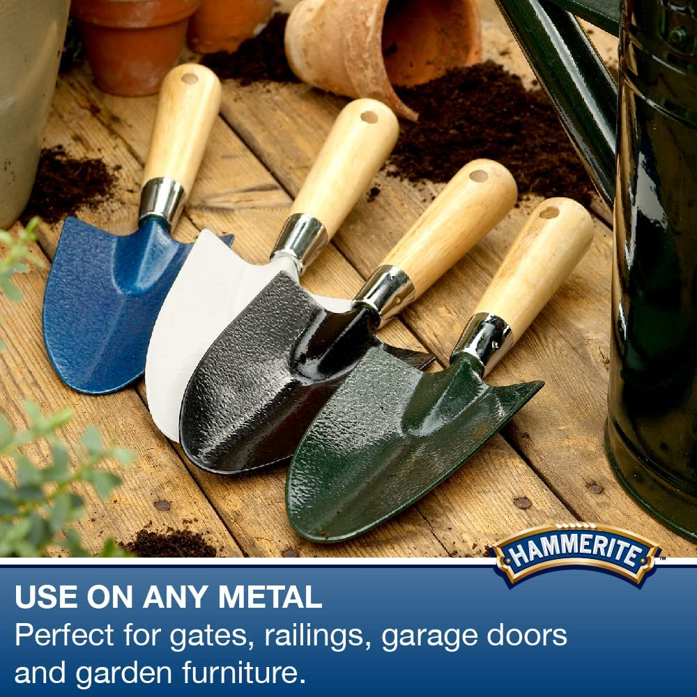 Hammerite Direct to Rust Metal Paint Aerosol with Smooth Finish 285 G, Yellow image number 5