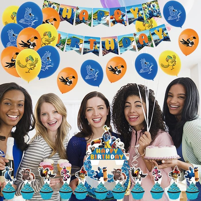 Decorative Birthday Rio Birthday Decoration Rio Balloons Rio Birthday Balloons Rio Party Decoration Rio Birthday Garland Rio Cake Topper image number 2