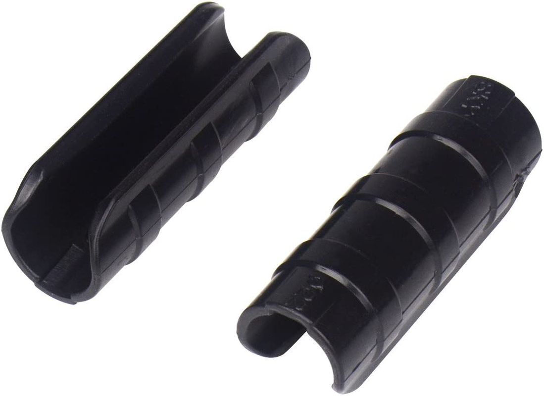 Gardeningwill 20Pcs 25Mm Rod Clip Plant Greenhouse Plastic Film Net Fixed Pipe Clamps #25 Black