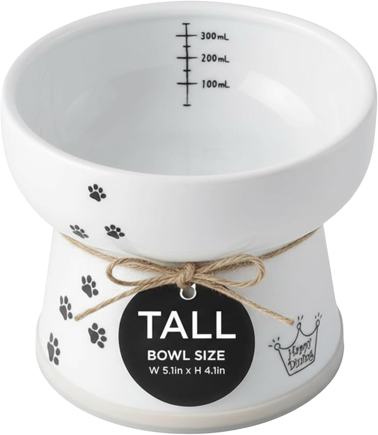 Necoichi Raised Stress Free Cat Water Bowl (Cat, Extra Tall) image number 6