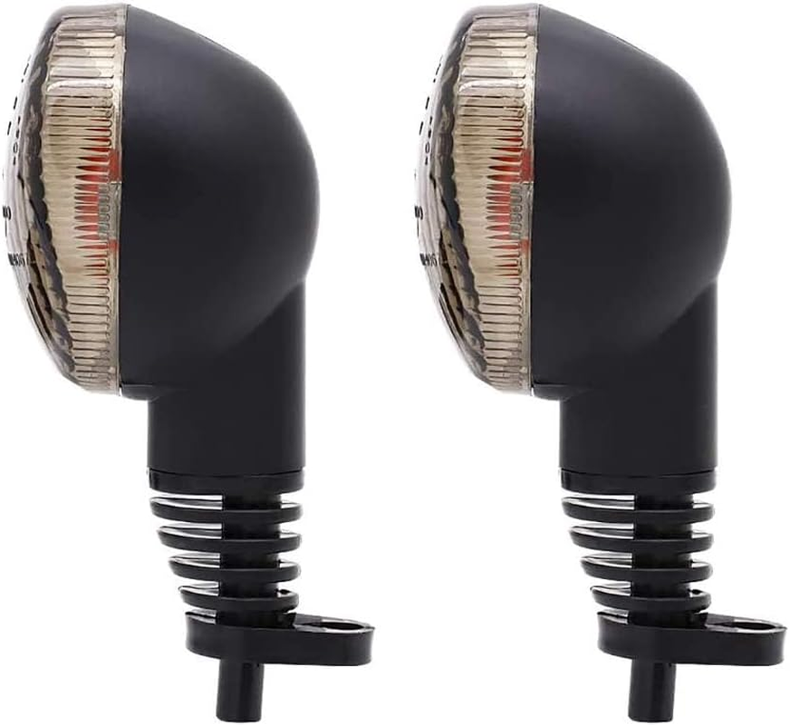 Motoparty for KAWASAKI EX250R NINJA 250R KLX250S KLX250SF VN650 Vulcan S Front/Rear Turn Signal Indicator Light Blinker Lamp Motorcycle,Smoke Shell image number 2
