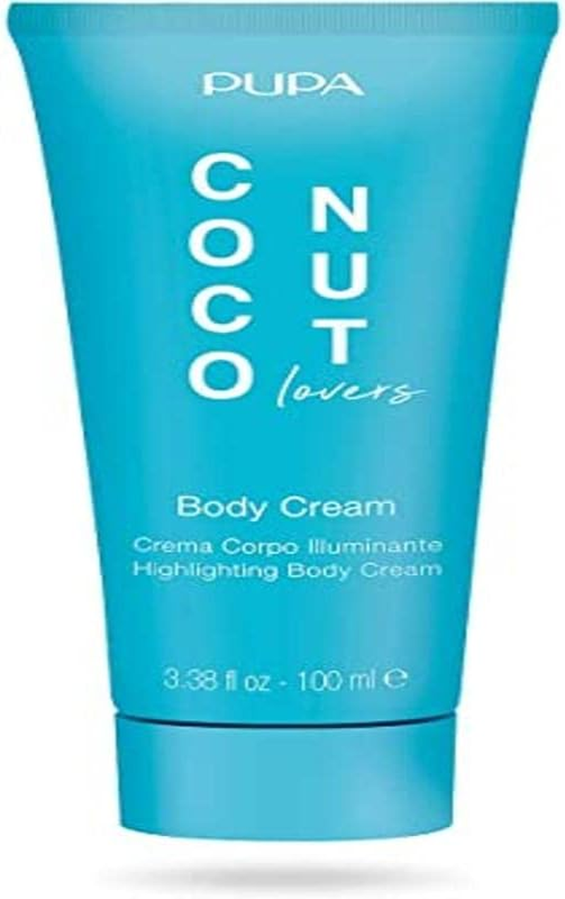 Pupa Milano Coconut Lovers Highlighting Body Cream - 001 Golden Dreams for Women 3.38 Oz Bronzer