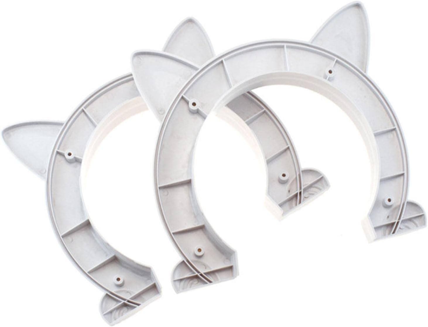 Cat Doors for inside - 2 Way Cat Corridor Pet Door,Pet Door Install Easily with Screws, Privacy for Cat Litter Box or Automatic Feeder Pisole image number 5