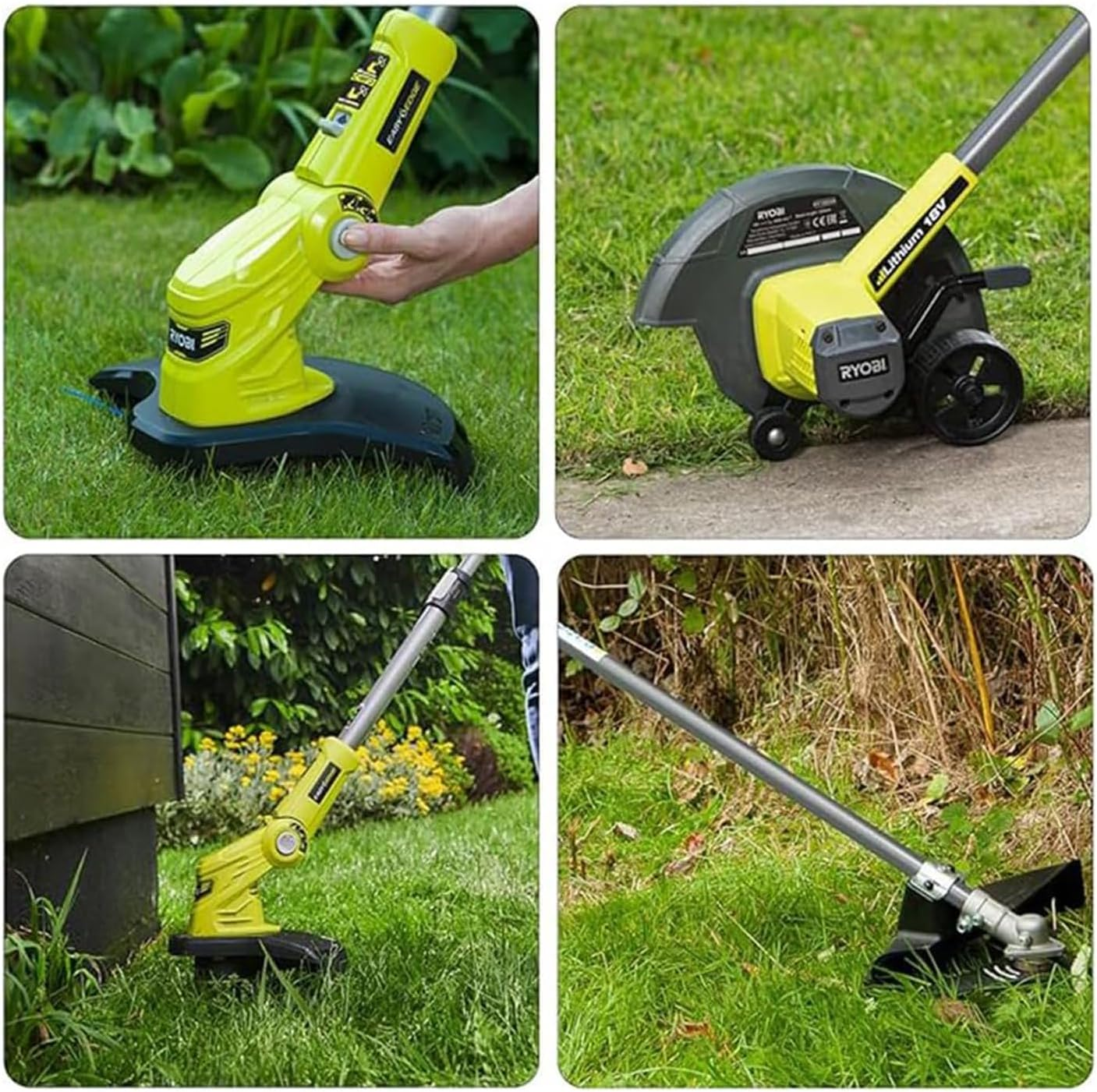 Weed Eater Bladed Head, Compatible with ACFHRL2&AC14RL3A,RYOBI ONE Head 18V, 24V, and 40V RY40210, RY40210A Trimmers with 10 Quickload Blades (1+10+4) image number 1