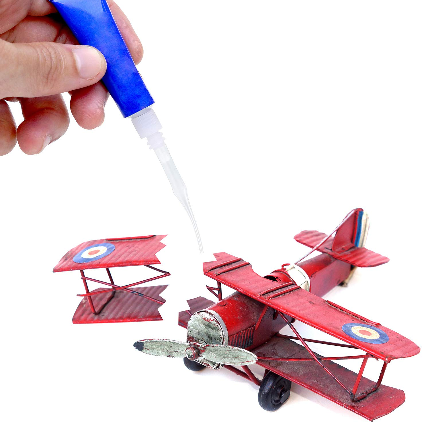 Hsei 200 Pcs Micro-Tips Plastic Glue Bottle Tips Glue Extender Precision Applicator for Crafting, Lab Dispensing, Adhesive Dispensers image number 4