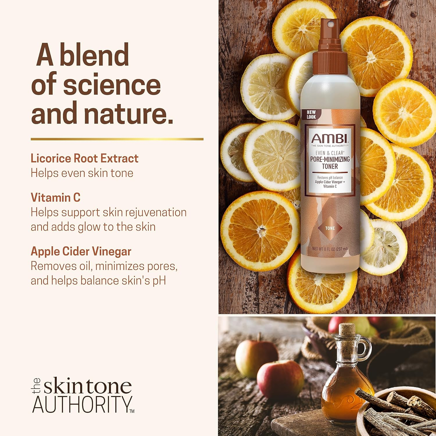 Ambi Even & Clear Intense Clarifying Toner | Astringent Protects and Beautifies Acne-Prone Skin | Cucumber Extract | Green Tea Extract | 8 Ounce image number 4