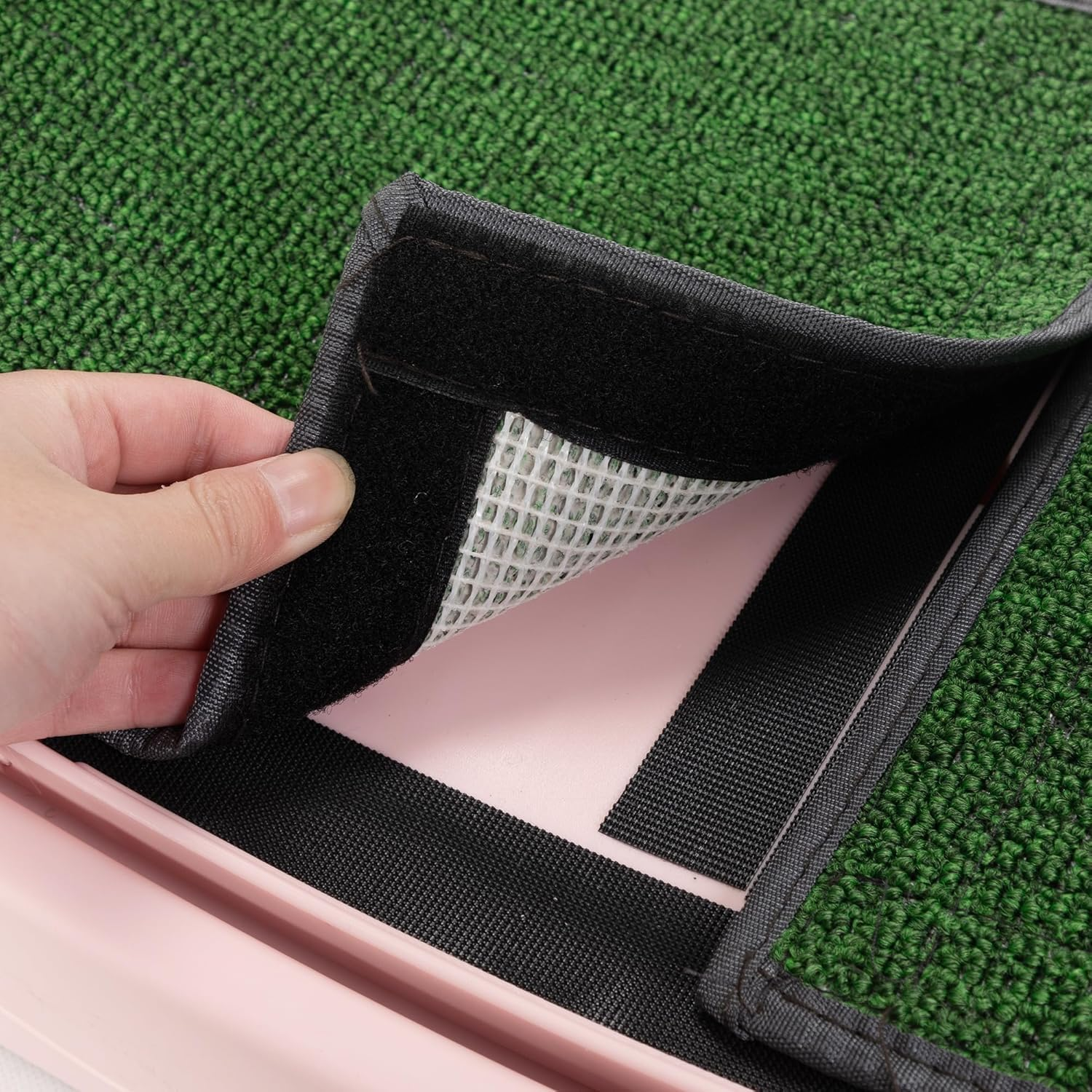 APEXORIGIN Cat Exercise Wheel 80Cm Cat Treadmill for Indoor Cats Accessories, Cats Running Wheel with Updated Enhanced Base and Carpeted Runway for Cat'S Longer Life and Fitness (Pink) - Pink image number 6