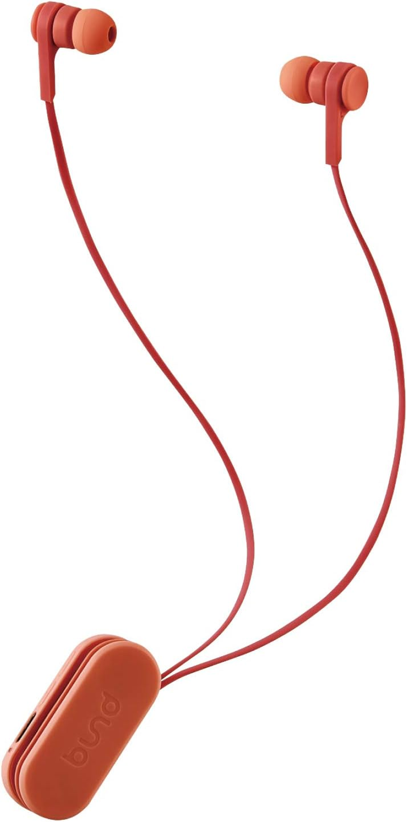 Elecom LBT-HPC17BK Wireless Earphones, Bluetooth Bund Wind-Up Type, Clip Included, Smoke Black