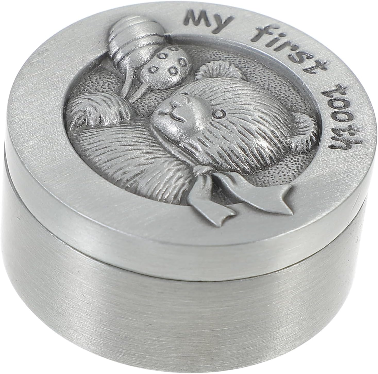 Teeth save Box Alloy Tooth Holder for Newborns Practical Keepsake Box for First Tooth and Curl Birthday for Boys Ample Storage for Special Memories image number 5