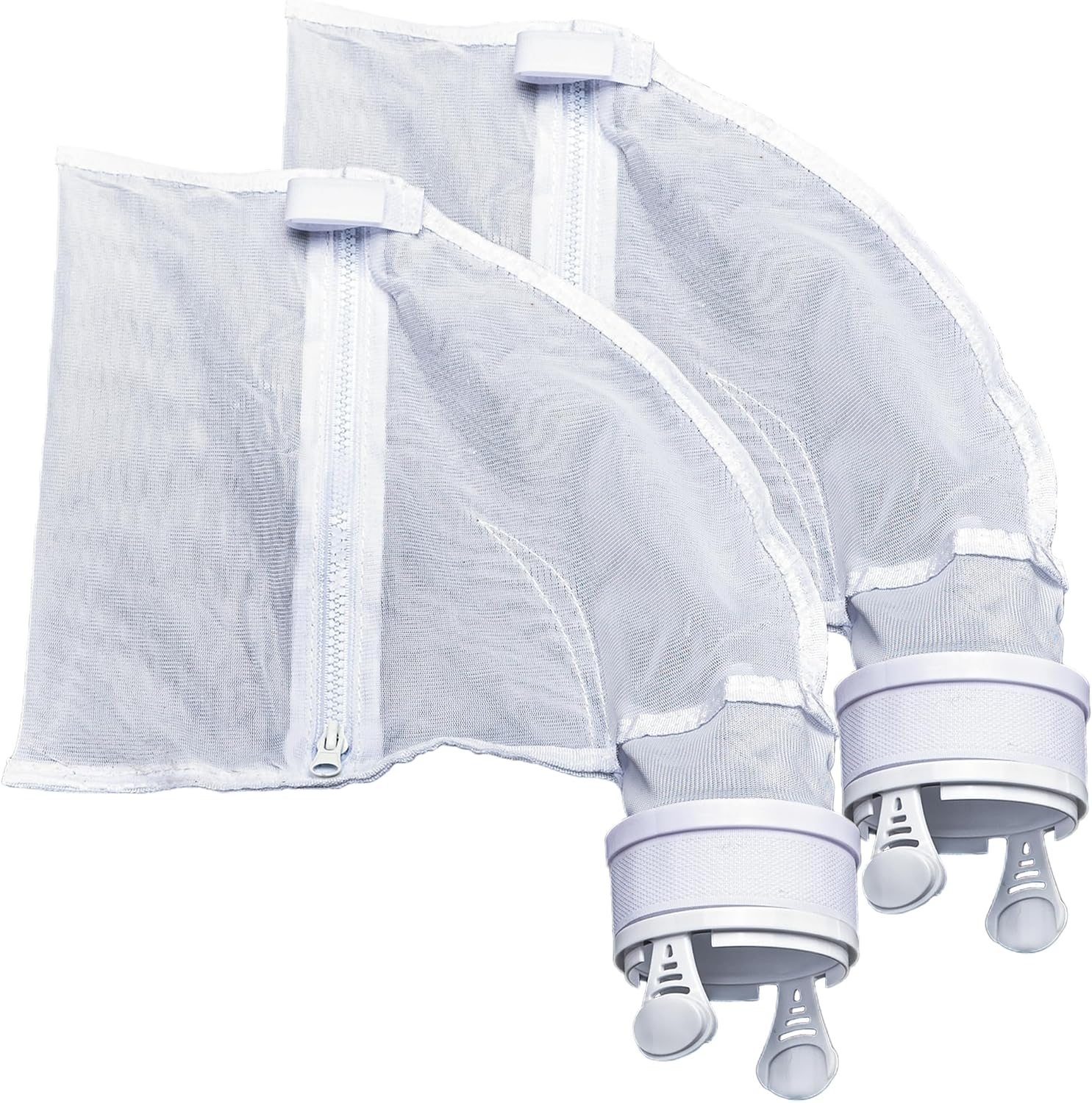 2 Pack，Nylon Mesh Pool Cleaner Bagsbag Zipper Replacement for Polaris 280 & 480 Pool Cleaner All Purpose Filter Bag for 280 Polaris Replacement Bagspool Cleaner Replacement Part K13 K16 image number 2