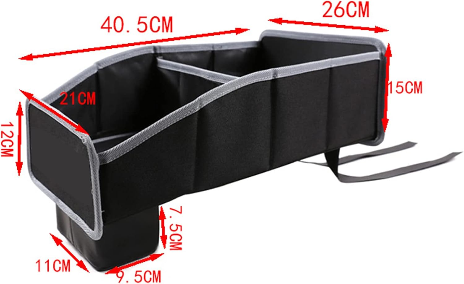 Car Seat Organizer and Storage,Car Seat Storage Bag Compatible with Toyota Supra GR A90 A91 MK5 2018 2019 2020 2021 2022 2023 2024 (Black) image number 4